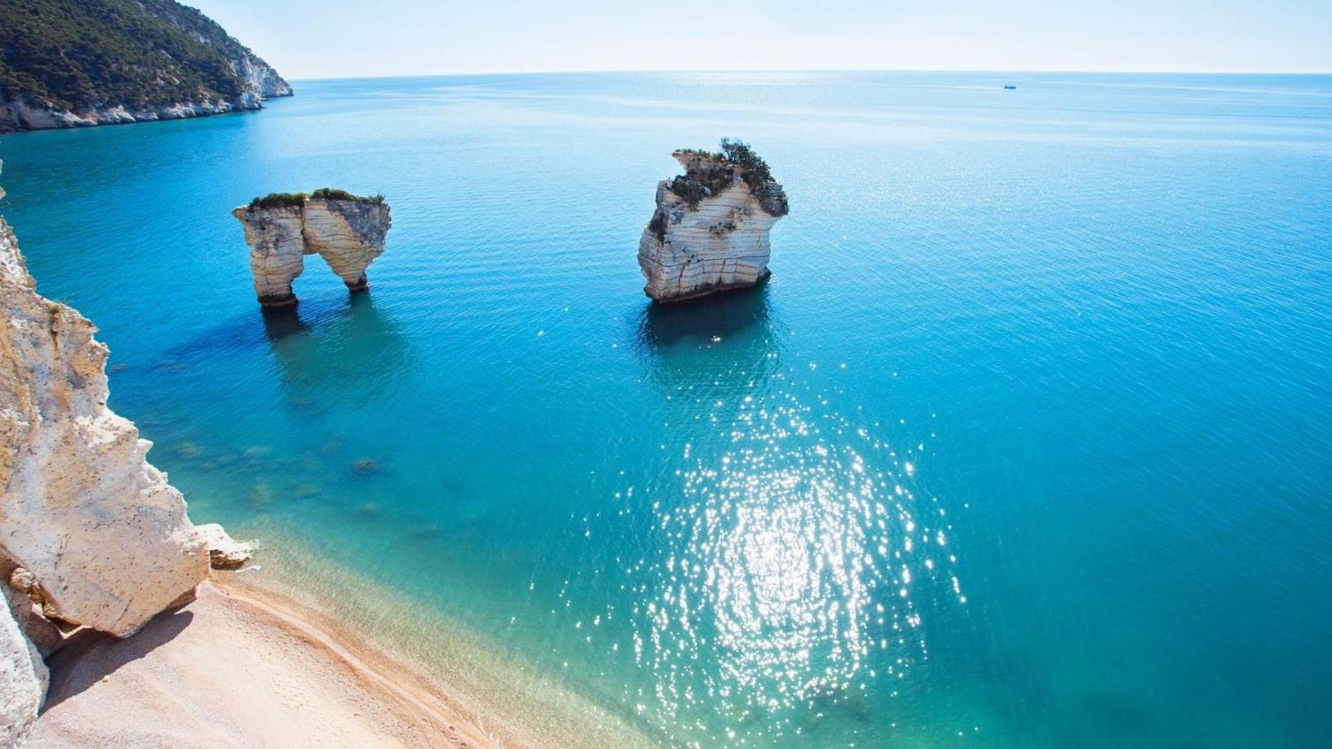 Meridiana Case Al Mare Centro Mattinata Bagian luar foto